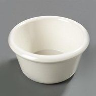 Melamine 4oz Plain Ramekins Serving Bowl Color: Bone