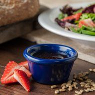 Carlisle 085260 Melamine Smooth Ramekin, 2-Ounce Capacity, Cobalt Blue (Case of 72) N4