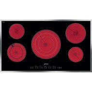 Smeg S2951CXU 36" Smoothtop Electric Cooktop with 5 High-Light Radiant Elements Including a Triple Element 9 Power...