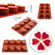 DiDaDi Food Grade Silicone Non Stick Cake Bread Mold for Thanksgiving Chocolate Jelly Candy Baking Bakeware Mold...
