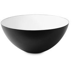 Krenit Round Edge Steel Bowl, 16cm Diameter, Turquoise N4