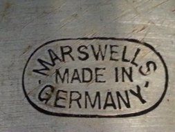 Roaster, Vintage 3 piece, Aluminum, Oval, Marswell's Germany. N4