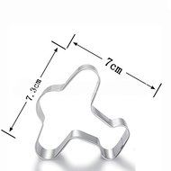 tyoungg 5 pcs / Set Vehicle Car Airplane Ship Train Shape Stainless Steel Cookie Cutter Fondant Cutter N4