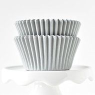 Solid Gray BakeBright Greaseproof Cupcake Liners N13