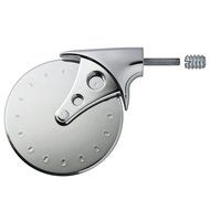 Stainless Steel Pizza Cutter Turning Kit, Chrome Finish