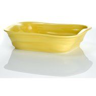 Revol 644785 Froisses Crumple Roasting Dish, Seychelles Yellow