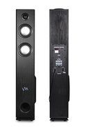 VM Audio EXAT21 Black Floorstanding Powered Bluetooth Tower Home Speakers Pair N6