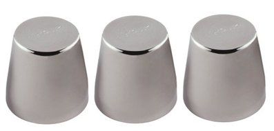 Ateco Stainless Steel Rum Baba Mold, Set of 3