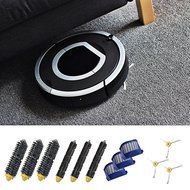 12 PCS Replacement Main Brush Side Brush Vac Filter Kit for iRobot Roomba 600 Series 620 630 650 660 N4