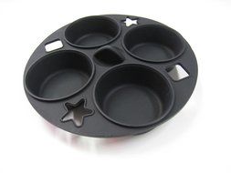 Microhearth 1-1/2-Quart Covered Nonstick 4-Piece Everyday Pan Set with Steam Pan and Muffin Pan, Light Gray N3