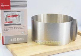 Chris's Home Cake Pan Baking Tools Set Adjustable Cake Pan Cake Mold Size Retractable Stainless Steel Circle Mousse...