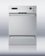 Stainless Steel Wall Oven With Professional Towel Bar Handles Digital Clock and Timer Lower Broiler Compartment...