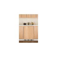 Summit AL750LBIIF 24" Built In Undercounter All Refrigerator in White Exterior with Automatic