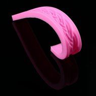 Whosee Style#4 3D Silicone Mold Fondant Cake Chocolate Decor Baking Mold Random Color N11
