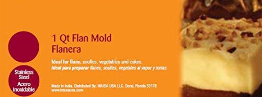 Imusa Flan Mold, 1.5-Quart N2