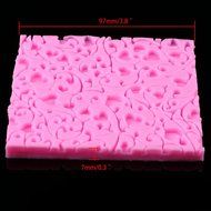 Whosee Style#4 3D Silicone Mold Fondant Cake Chocolate Decor Baking Mold Random Color N12
