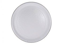 Golden Rabbit White on White Dinner Plate N12