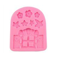 Whosee Style#4 3D Silicone Mold Fondant Cake Chocolate Decor Baking Mold Random Color N16