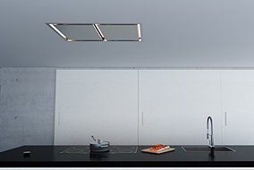 Zephyr ALU-E43ASX 43" Arc: Lux Series Island Mount Hood with Capacitive Touch Controls 3 Speed Level Clean Air... N4