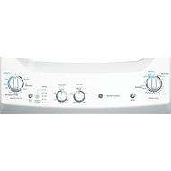 GE GUD27GSSJWW Spacemaker 9.1 Cu. Ft. White Gas Washer/Dryer Combo N2