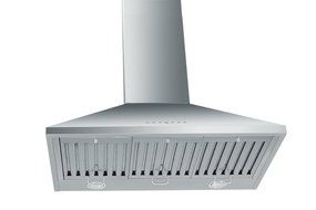Z Line KL2-30-LED Stainless Steel Wall Mount Range Hood, 30-Inch N6