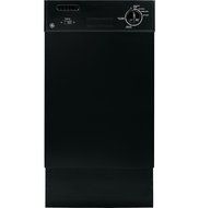 GE GSM1800FBB 18" Black Full Console Dishwasher