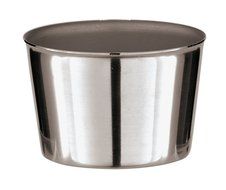 Paderno World Cuisine 41660-15 Stainless Steel Creme Caramel Mold, Gray