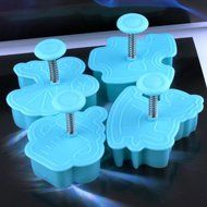 Ostart 4x 3D Baby Fondant Cake Biscuit Sugarcraft Plunger Cutter Craft Mold Tool N3