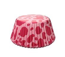 Hot Pink Cow Print Standard Size Cupcake Liners | 25 pieces