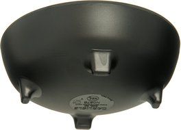 Carlisle 087803 Melamine Molcajete Ramekin, 8-oz. Capacity, 1.63 x 4.50", Black (Case of 48) N8