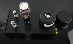 Nobsound&reg; Little Bear P8 SEPP Pure valve Tube Headphone Power Amplifier Pre-AMP metal Stereo HIFI audio Preamplifier... N3