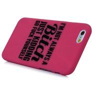 iPhone 6S Case,iPhone 6 Case (4.7") - Candy Color Kidding Words Series Slim Fit Shock-absorption Full Edge Protective... N43