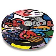 Skin Decal Vinyl Wrap For IRobot Roomba 650 655 Vacuum / Butterfly Stained Glass