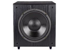 Pinnacle Speakers AC Sub 125 10-Inch 125 Watt Front Firing Powered Subwoofer (Black)