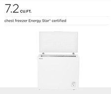 HISENSE FC72D6BWE 7.2 CUFT CHEST FREEZER N2