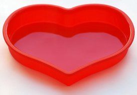 Cake Pan, Best Large Heart Shaped Mold 100% Food Grade Silicone Bakeware FDA Approved