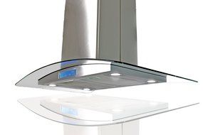FIREBIRD Stainless Steel 36" Euro Style Island Mount Range Hood LED Screen N3