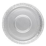 Aluminum Foil Pie Pan For Baking Pans 6 5/8" Disposable Plate With Plastic Lids, 10 Sets. N4