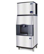 Manitowoc ID-0696N-SPA-310 612 Lb Remote-Cooled Full Cube Ice Machine w/ SPA-310 Hotel Dispenser