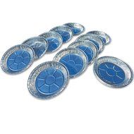 Premium 9" Aluminum Foil Pie Pans. Disposable Tin Plates for Pies Tart Quiche. (Pack of 50) N6