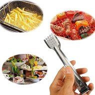 Stainless Steel Porous Food Tong For Grip Cake Cookie Meet Portable Practical Barbecue BBQ Tools Kitchen N2