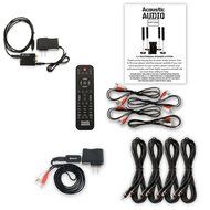 Acoustic Audio AAT1000 Tower 5.1 Speaker System with Bluetooth Optical Input and 4 Extension Cables N2