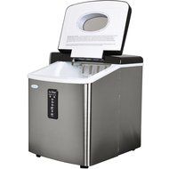 NewAir AI-100SS 28-Pound Portable Ice Maker, Stainless Steel N10