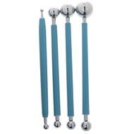 COSMOS Set of 4 Metal Ball DIY Cake Fondant gumpaste Decorating Modeling Tools N3