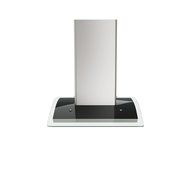 Ancona IGCP430 Island-Mounted Glass Canopy Style Convertible Range Hood, 30-Inch, Stainless Steel N3