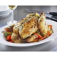 Calphalon Tri-Ply Stainless Steel 14-Inch Roaster with Rack and Lifters N22