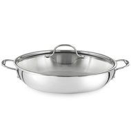 Calphalon Tri-Ply Stainless Steel 14-Inch Roaster with Rack and Lifters N23