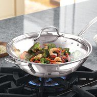 Calphalon Tri-Ply Stainless Steel 14-Inch Roaster with Rack and Lifters N26