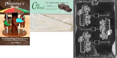 Cybrtrayd J070 Dump Truck Lolly Chocolate Candy Mold with Exclusive Cybrtrayd Copyrighted Chocolate Molding Instructions N10