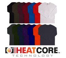 Weatherproof Men's L/S Crewneck Tee Featuring 0 Degree Heat Core Fabric